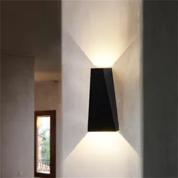 Lampa ścienna Ory LED Light Outdoor Light Wodoodporne Kinkiety Proste Kreatywne Kryty Dekoracyjne Do Ganek Korytarz Korytarz Przejdź Sypialnia Salon