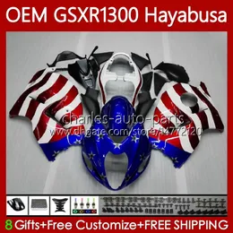 Zastrzyk flag USA dla Suzuki Hayabusa Body GSXR-1300 GSXR 1300 CC 08-19 77NO.155 1300CC GSXR1300 08 2009 2010 2011 2012 2013 GSX R1300 14 15 16 17 18 19 rzadki