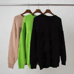 21fwメンズセーターデザイナーレタープリント女性のセーターファッション秋と冬の豪華な高品質トップマルチカラーサイズs-2xl