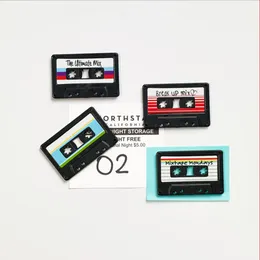 4 unids/set Cassette nostálgico disco imán de nevera lindos regalos de recuerdo decoración de refrigeradores para el hogar pegatina magnética juguete