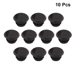 자전거 핸들 바 구성 요소 10pcs Mountain Mtb Bar Plugs 도로 자전거 핸들 바 엔드 캡 플라스틱 PVC 손잡이 그립 스토퍼