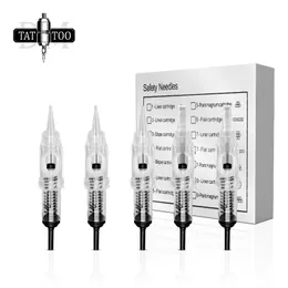 50pcs Disposable Eyebrow Tattoo Needles 1R 3R 5R 5F 7F Sterilized Microblading Permanent Makeup Cartridge Needles