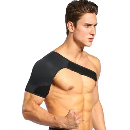 Compressione regolabile Supporto per spalla destra Brace Stabilizzatore per braccio in neoprene Protezione per fasciatura Ginocchiere per gomiti e maniche dolorose