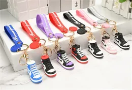 Cell Phone Straps & Charms Explosive shoe model keychain bag pendant mini basketball shoes jewelry creative personality ornaments