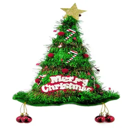 Nowy Rok Wesołych Świąt Mini Choinka Kapelusz Santa Hat Dekoracje Świąteczne Dekoracje świąteczne dla domu Navidad Natale