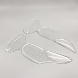 1 par kvinnor kvinnlig silikon självhäftande högklackinsedel gel båge support häl protektor soles kudde skor kuddar