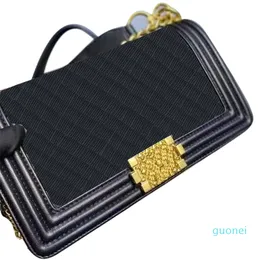 Sacos Designer Messenger Fashion Bag Crossbody Woman Bolsa Tote Alta Qualidade Genuine Leather Rhombus Black Color Handbags 996