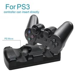 2in1 Dual Charging USB Powered Dock Ladegerät Für Sony PlayStation 3 Controller Joystick Für Sony PS3 Controle und Move Navigation