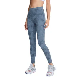 L-130 Baskı Yoga Kıyafetler Legging Spandex Kadınlar Yüksek Vaisted Pantolon Kesintisiz Yumuşak Tayt Spor Kadın Spor Koşu Pantolon