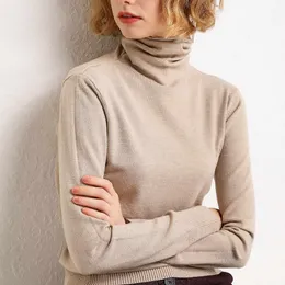 Women's Sweaters Cashmere Turtleneck Sweater Women Wool Warm Jumper 2021 Autumn Winter Clothes Female Solid Pull Femme Hiver Pullover