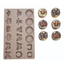 Silicone cake mold fondant s decorating tools chocolate gumpaste soap resin s 210721