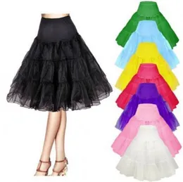 Petticoats kısa tutu petticoat crinoline vintage düğün gelinlik için gelinlikler için