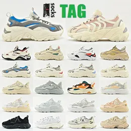 2023 Fusion Running Shoes Cicada Wings Light Blue White Peach Powder Interaction Fishbone 2.0 Retro Dad Sports Shoe Series Mens Womens Shoes Coup sport shoes for men