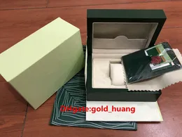 Super Qualität Boxen Top Luxus Uhr Marke Grün Original Papiere Herren Geschenk Uhren Leder tasche Karte