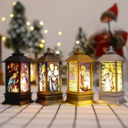 Wind lamp church shopping mall layout props decoration supplies simulation flame small oil lamps