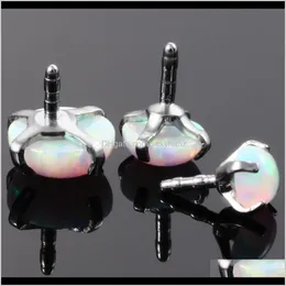 Pierścienie językowe 1PC 16G Opal Ptfe bioplast labret wargi stadnina do uszu piercing biżuteria