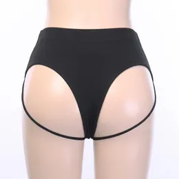 Donne sexy glutei tinta unita cava vita alta corsetto sottile modellante pantaloncini pantaloncini costume abbigliamento da palcoscenico abbigliamento da donna