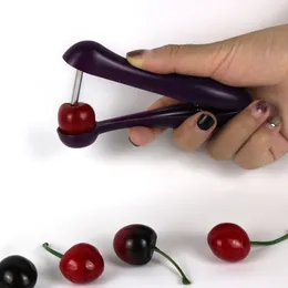 Cherry Pitter Fruits Tools Fast Cherries Remove Core Olive Seed Remover Enucleate Keep Complete Kitchen Gadgets Cocktail JY0459