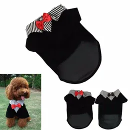 لعبة Dog Apparel 2021 Fashion Small Pet Complements Western Men's Suits Bow Tie Tie Core Dogs Ropa Perro XS-XXL