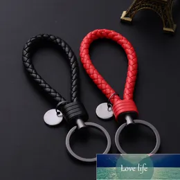 very cheap pu Leather bulk Keychain Keyring black women auto Car Key Chains brelok gifts online sale