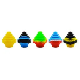 5PCS Universal Silicone Bong Adapter for Water Pipes