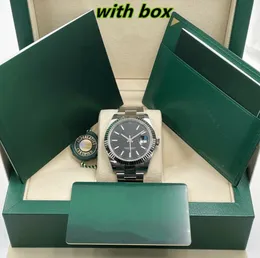 DH Maker 36mm 41mm Watches Mens Silver Index Fluted Bezel Diamond Dial Automatic Movement Watch 126334 Jubilee Bracelet Men Eta Date Wristwatches R12Q
