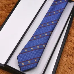 Butikowy jedwabny krawat męski 7,5 cm wąski jedwabny krawat z barwionej przędzy we wzorzyste pudełko upominkowe