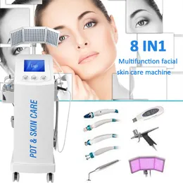 Professionell 8 IN1 Hydra Water Peel Dermabrasion med Bio-Lifting Spa Hydrofacial Maskin / Hydro Mikrodermabrasion Oxygen Jet Facial Machine för skönhetssalong Använd