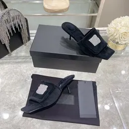 Pantofole da lettera da donna di alta qualità, tacco 5 cm, super stabili, maneggevoli, confezione in scatola originale, metro standard 35-40