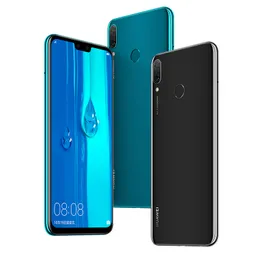 Oryginalny Huawei Ciesz się 9 Plus 4G LTE Telefon komórkowy 6 GB RAM 128GB ROM Kirin 710 OCTA Core Android 6.5 "Pełny ekran 16.0mp AI ID Facet Fingerprint 4000mAh Smart Telefon komórkowy