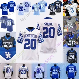 Kentucky Wildcats Football Jersey NCAA College Randall Cobb Josh Ali Beau Allen Rodriguez Jr. Michael Drennen II Robinson Benjamin Snell Akeem Hayes