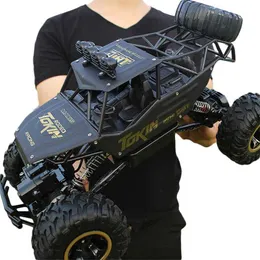 Electric/RC Car Toy Car 1 12 4WD RC Uppdaterad version 2.4G Fjärrkontroll Barn off-road lastbil Boy Childrens 220119 240314