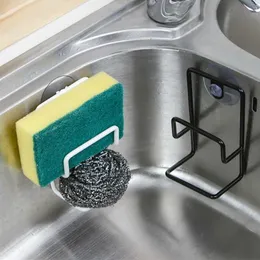 Ganchos trilhos de 2 camadas pia sponge sportcha xícara prateleira de rack de cozinha para pano de pano de pano de pano de pano de pano drenagem de banheiro organizador de banheiro