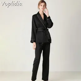 Voplidia women's Pajamas Robe Sexy Bathrobe Suit Winter Lace Nightgown Sleepwear Pijama Feminino Pajama Homeing 210809