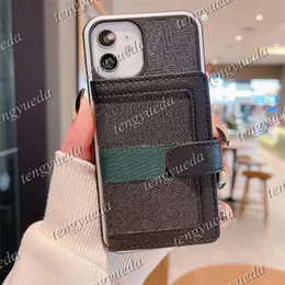 Fashion Designer Phone Cases for iphone 15 15pro 14 14pro 14plus 13 13pro 12 12pro 11 11 pro max XS Xsmax 8plus Leather Card Holder Pocket Luxury Cellphone Cover