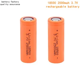 18500 2500mAh 3c Power battery 3.7V Rechargable Lithium use for hand held beauty instrument flat head