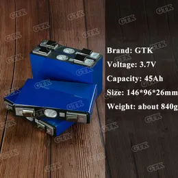 Hög kapacitet 3.7V Li-ion-batteri 3.7V 40AH Li Polymer Battery 3.7V 45AH för DIY 12V 24V Elektriskt motor rullstol Batteripaket