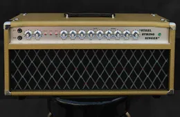 Anpassad grand gitarr amp d-stil pedaler SSS100 stålsträng sångare med FET-förstärkning, volym, diskant, mitt, bas, hög, låg, skicka, retur, master, närvaronkontroll deluxe version