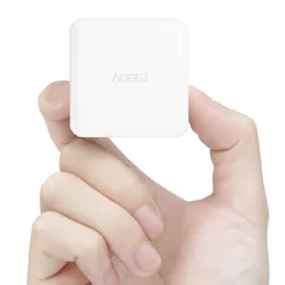 Original Aqara Magic Cube Controller Sensor Zigbee version styrd av sex åtgärder för smart hemanordning arbete med Mijia app