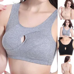 Kobiet Bezszwowa Pielęgniarstwo Biustonosz Pielęgniarski Yoga Sleeping Bralette 100% Oddychający, Miękki wygodny Soutien Gorge Allacement Y0925