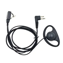 10 p xqf hooking ear earpiece ptt microphone portable radio motor vehicle gp300 cp040 cp180 gp88s ep450 cls1410 walkie talkie