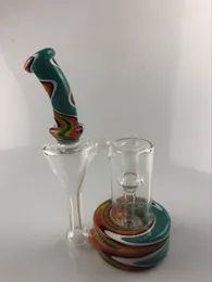 color with UV pink,smoking,glass bong, recycle,pipe,14 mm joint