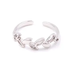 Hot Charm Mode Smycken Göra Bröllop Boho Style Engagement Leaf Trendy Heart Ringar för Kvinnor Män Pojke Girls Finger Ring Ställer Julfödelsedag Gåvor