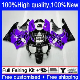 Honda CBR 893RR 900RR Purple Black 893 900 CC 89 90 91 92 93 CBR900RR CBR893RR 1989 1990 1991 1990 1990 1990 1990 1990 1993 RR 89-93 OEMフェアリング