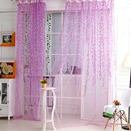 Curtain & Drapes Beautiful Yarn Quality Scarf Sheer Bedroom Door Room Tulle Window DrapeCurtain