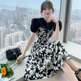 2ピース韓国風のドレススーツ夏ウィストコートファッションサスペンダー女性プリントショールセットvestido Mujer 210601