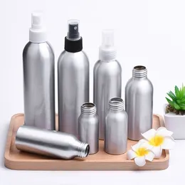 Aluminiumflaska Sprayflaskor för parfymfyllningsbara kosmetiska förpackningsbehållare 30 ml / 50 ml / 100 ml / 120 ml / 150 ml / 250 ml