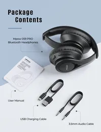 Mpow 059 Pro Lite 60h Playtime Bluetooth 5.0 Wireless Headphones