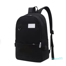 Дизайнер Back Pack роскошные школьные сумки черная буква напечатанные рюкзаки нейлоновая простая леди сумки на молнии слой спортивные дорожные сумки