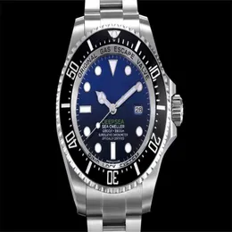 AR Marke Luminous V7 버전 Mens 자동 ETA 3135 Movement Watch Men Ceramic Bezel Dive Sea 126660 시계 N Dweller Factory 116660